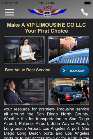 A VIP LIMOUSINE CO LLC screenshot 3