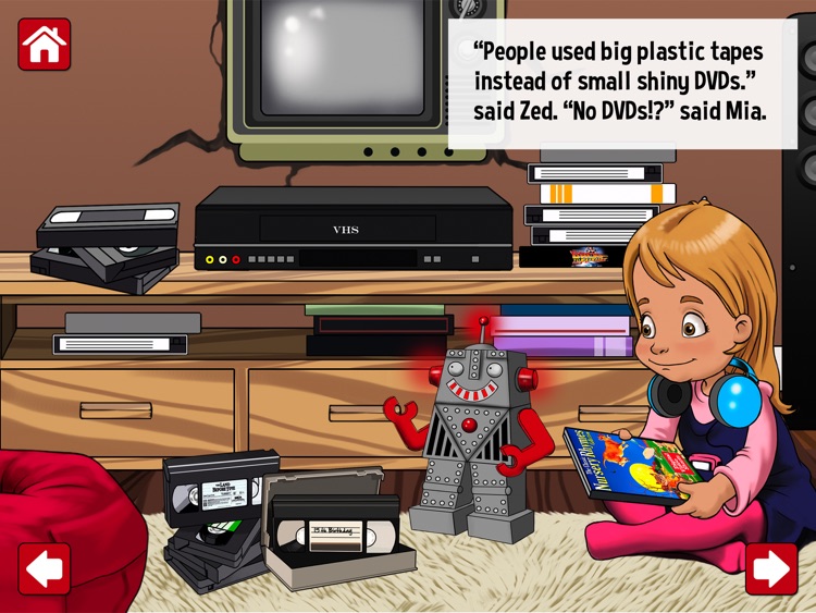 Messy Mia - Tales and Stories of Ancient Tech with Trivia Picture Quiz for Kids screenshot-4