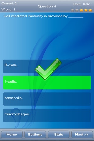 Human Immune System Quiz screenshot 2