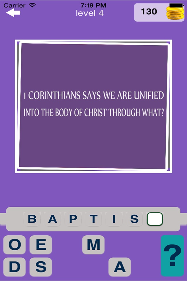 Bible Trivia Quiz : Christian Holy Bible Quiz Game screenshot 3