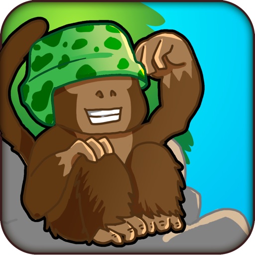 Awesome Monkey Coconut War HD