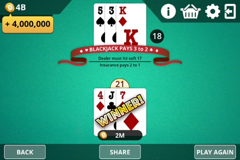 Blackjack - Royal Online Casino screenshot 3
