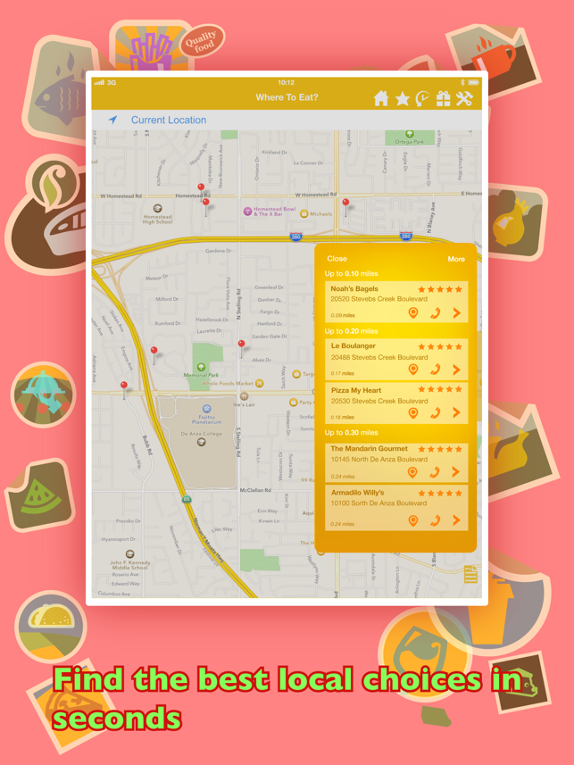 ‎Where To Eat? PRO - Find restaurants using GPS. Screenshot