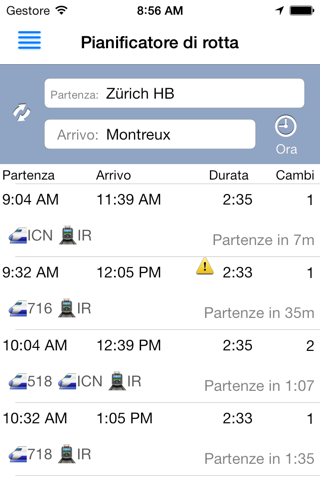 Swiss Transport App screenshot 2