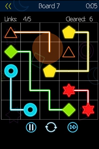 Neon Links - Connect the Symbols! screenshot 2