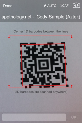 iCody WiFi Barcode Scanner screenshot 2