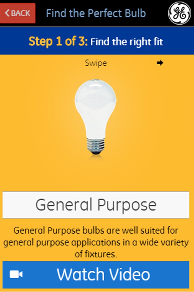 GE Canada Walmart Bulb Finder screenshot 2