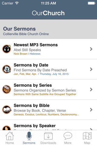 Collierville Bible Church screenshot 2