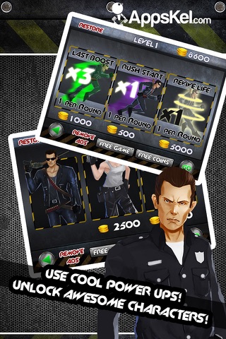 Impossible Hard Rebels Runner Games : The Expendables Version Free screenshot 2