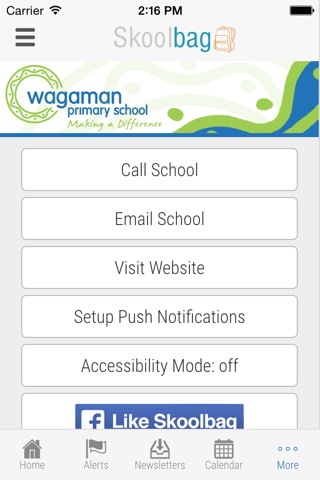Wagaman Primary School - Skoolbag screenshot 4