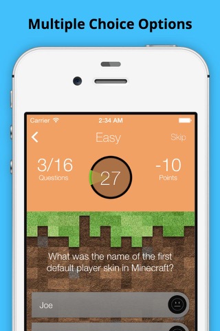 MC Trivia - Guess the Quiz Questions Minecraft Edition screenshot 3
