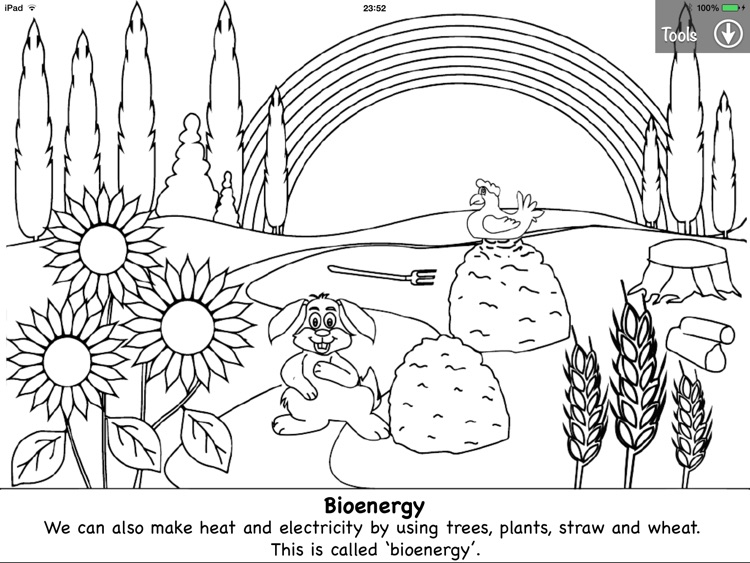 Green World Colouring App