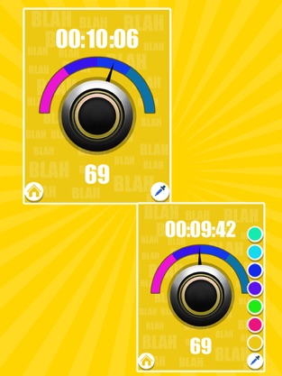 Blah Button Faster Fingers First, game for IOS