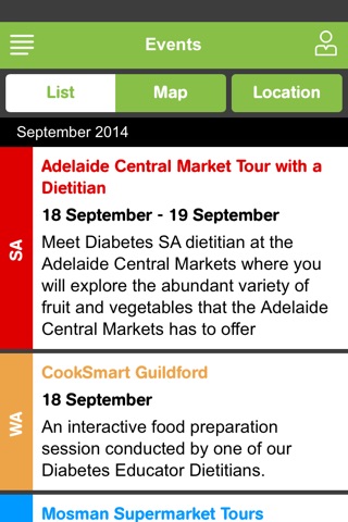 Diabetes Australia app screenshot 3