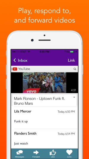 LinkMeUp - Music and Video Messenger(圖5)-速報App