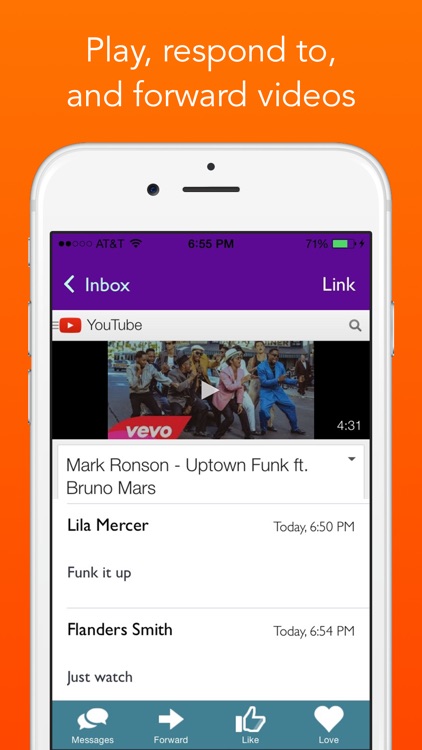 LinkMeUp - Music and Video Messenger screenshot-4