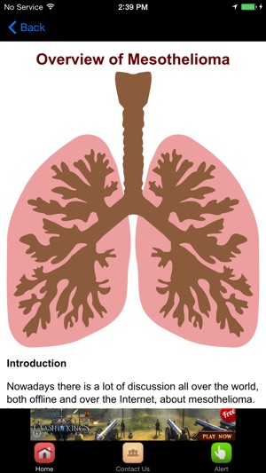 Mesothelioma Treatment & Mesothelioma Symptoms(圖4)-速報App