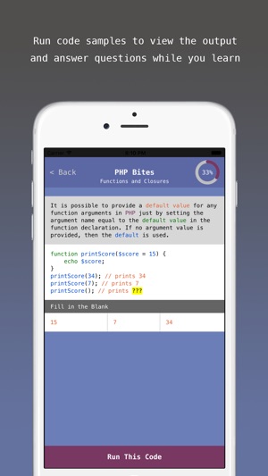 PHP Bites - Learn How to Code in PHP with Interactive Mini L(圖4)-速報App