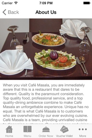 Cafe Masala Indian restaurant Cafe screenshot 3