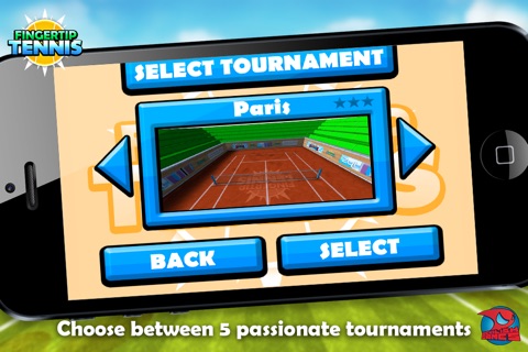 Fingertip Tennis LITE screenshot 2