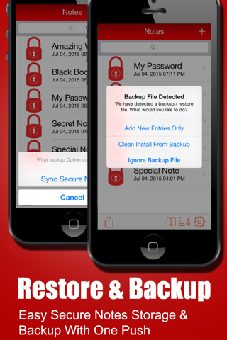 Secure Notes for iPhone, iPad, iPod & Watch screenshot 4