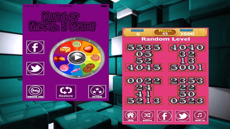 Number match 3 Games screenshot-3