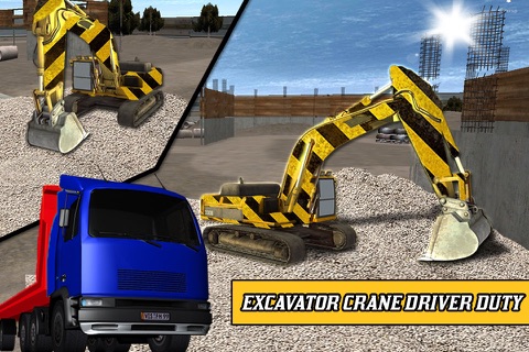 Heavy Excavator Crane Sim 3D screenshot 3