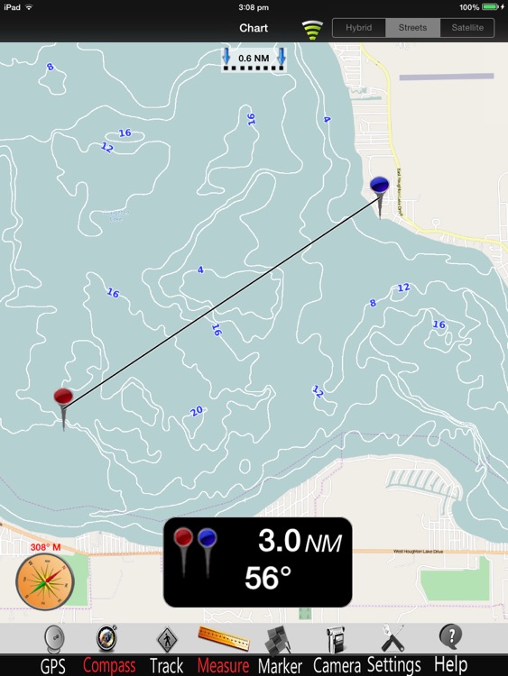 Michigan Lakes GPS Charts Pro screenshot-3
