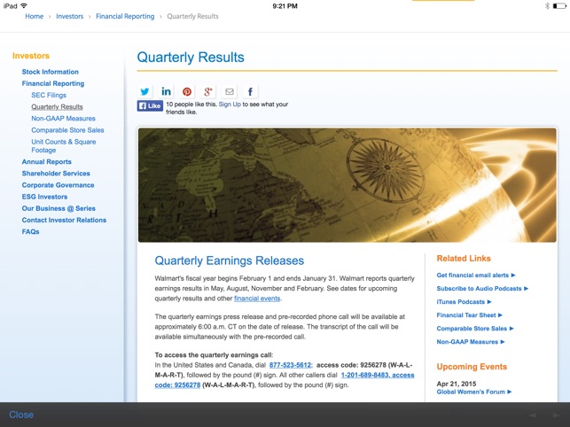 Walmart Investor Relations(圖5)-速報App