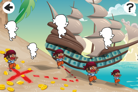 A Sort By Size Game for Children: Learn and Play with Pirates screenshot 2