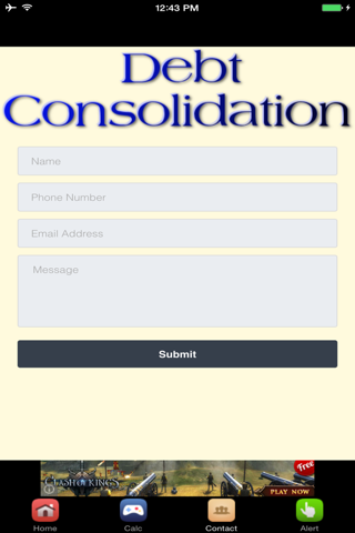 Debt Consolidation - #1 Debt Consolidation Calculator screenshot 4