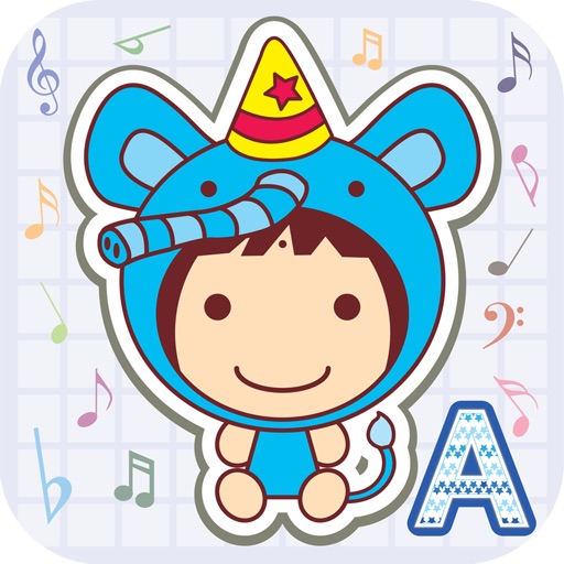 Kids Song A - Best Baby Learn English Words & Child Music App Icon