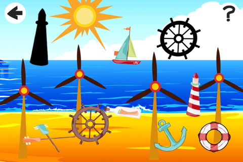 A Find the Shadow Game for Children: Learn and Play with Sailing Boat screenshot 3