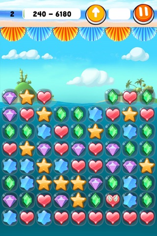 Candy Gems Sea Pop Free screenshot 2