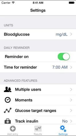 Game screenshot Blood Glucose Tracker hack