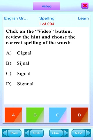 QVprep English Grade 1 screenshot 3