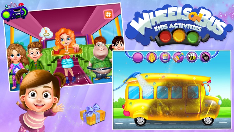 Wheels On Bus Kids Activities screenshot-3