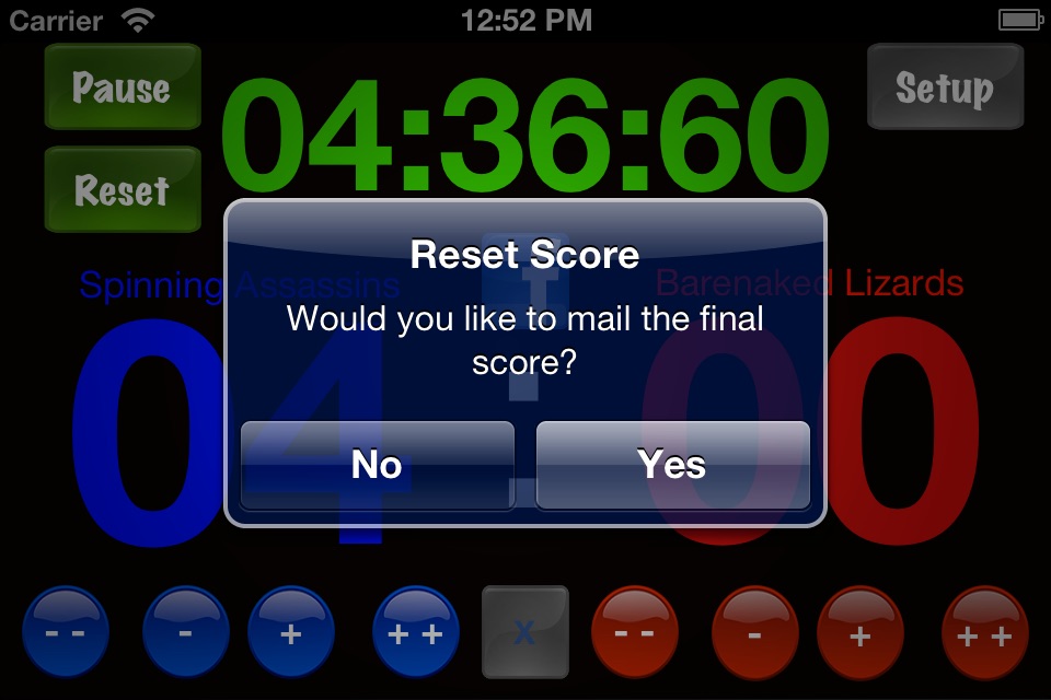 Score Keeper HD screenshot 4