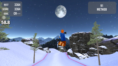 Screenshot from Crazy Snowboard Free