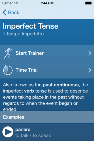 Italian Verbs Trainer screenshot 3