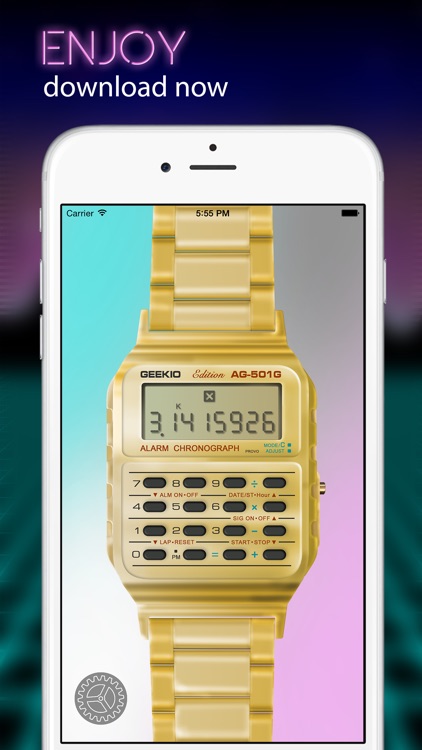 Geek Watch - Retro Calculator Watch screenshot-4