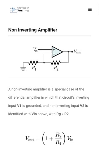 Electronic Amplifier Types screenshot 3