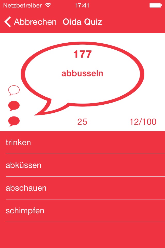 Oida Quiz - Das österreichische Mundart und Dialekt Quiz screenshot 3