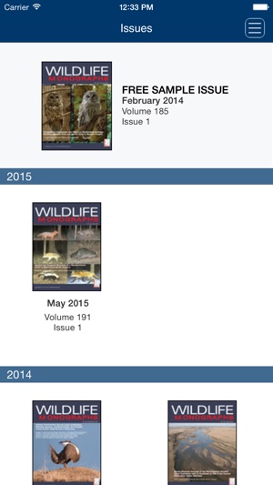 Wildlife Monographs Journal(圖1)-速報App