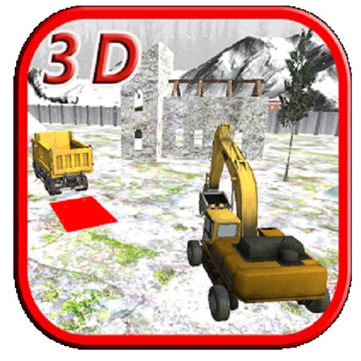 Snow Heavy Excavator Simulator iOS App