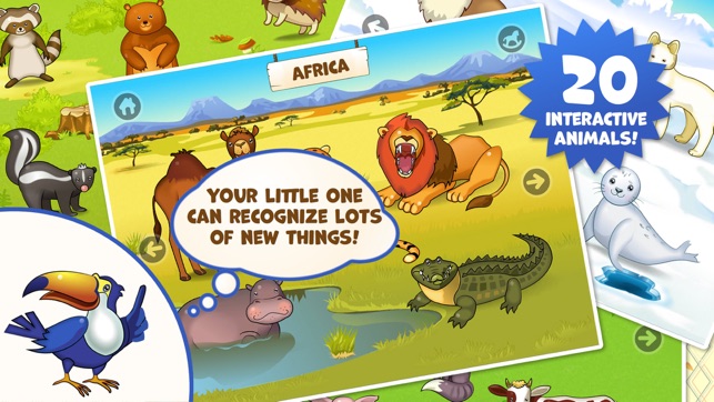 Zoo Playground - Games with animated animals for kids(圖2)-速報App