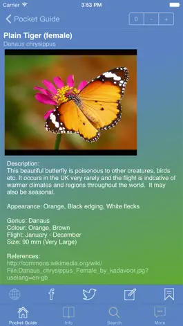 Game screenshot Pocket Guide UK Butterflies apk