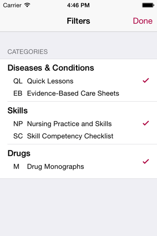 Nursing Reference Center screenshot 2