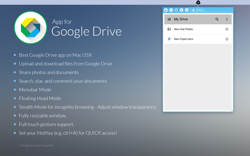 Google Drive App For Mac