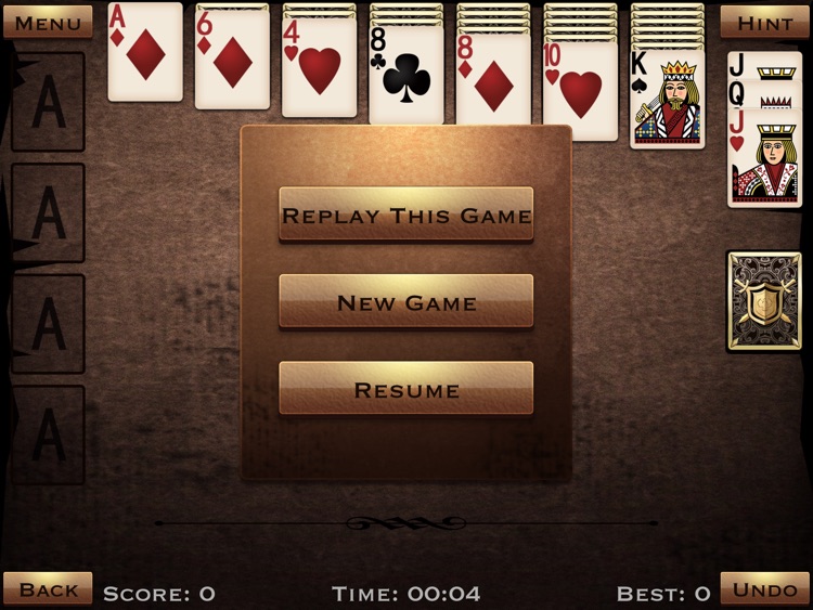 Solitaire iPad edition